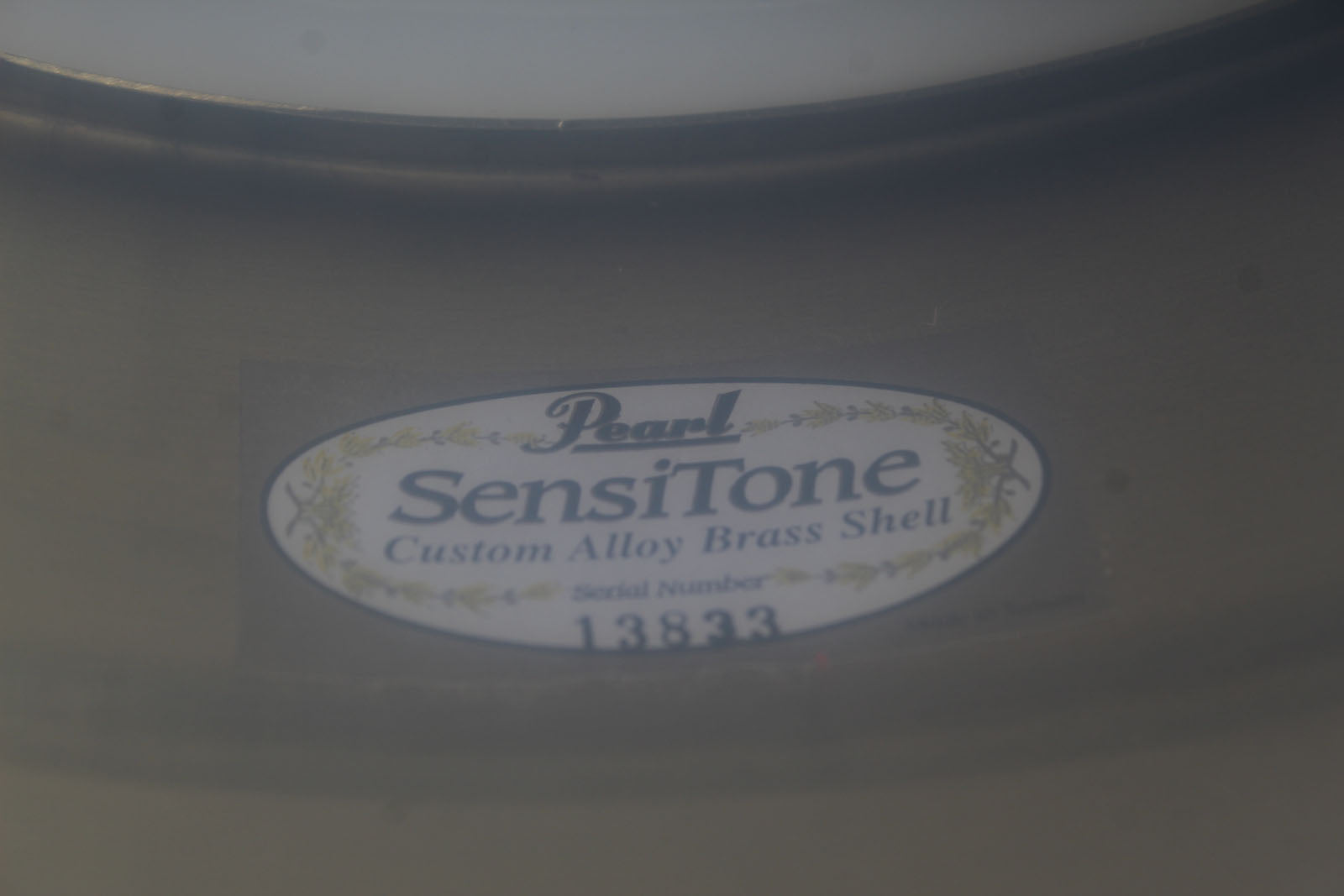Pearl Sensitone Heritage Alloy Brass Snare 13 x 5 Custom Alloy Steel Snare Drum