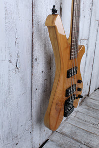 Sozo Render Series Render Bass 4 String Electric Bass Guitar Maple Burl Top