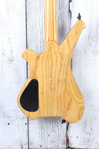 Sozo Render Series Render Bass 4 String Electric Bass Guitar Maple Burl Top
