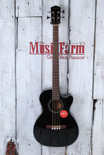 Load image into Gallery viewer, Fender CB-60SCE Concert Bass 4 String Acoustic Electric Bass Guitar Black Finish