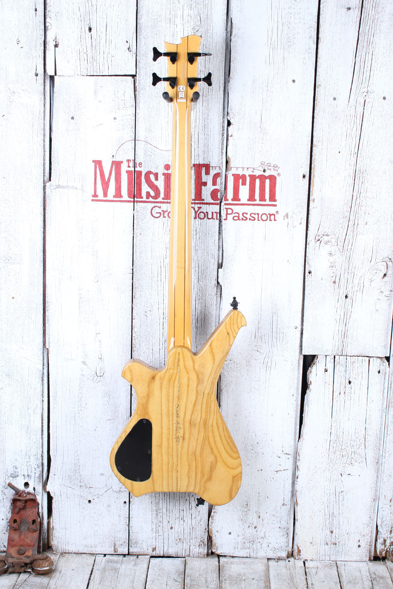 Sozo Render Series Render Bass 4 String Electric Bass Guitar Maple Burl Top