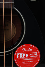 Load image into Gallery viewer, Fender CB-60SCE Concert Bass 4 String Acoustic Electric Bass Guitar Black Finish