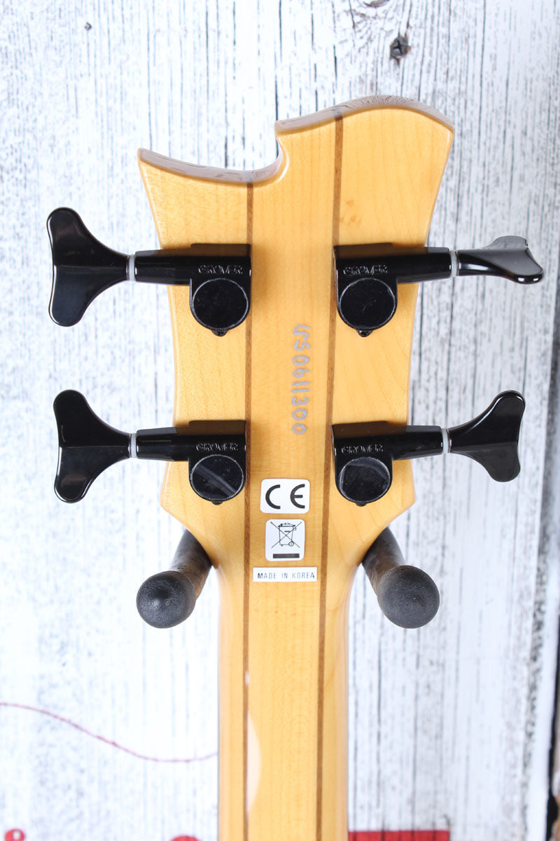 Sozo Render Series Render Bass 4 String Electric Bass Guitar Maple Burl Top