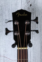 Load image into Gallery viewer, Fender CB-60SCE Concert Bass 4 String Acoustic Electric Bass Guitar Black Finish