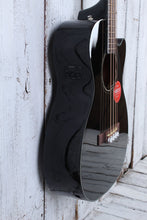 Load image into Gallery viewer, Fender CB-60SCE Concert Bass 4 String Acoustic Electric Bass Guitar Black Finish
