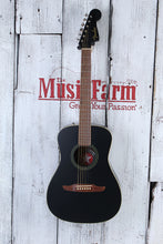 Load image into Gallery viewer, Fender Joe Strummer Campfire Acoustic Electric Guitar Matte Black with Gig Bag