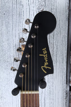 Load image into Gallery viewer, Fender Joe Strummer Campfire Acoustic Electric Guitar Matte Black with Gig Bag