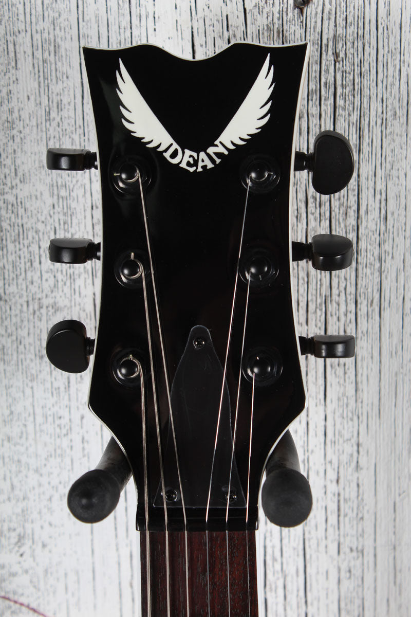 Dean Thoroughbred X-QM Electric Guitar Quilt Maple Top Trans Blue Burst