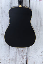 Load image into Gallery viewer, Fender Joe Strummer Campfire Acoustic Electric Guitar Matte Black with Gig Bag