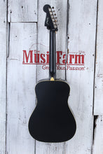 Load image into Gallery viewer, Fender Joe Strummer Campfire Acoustic Electric Guitar Matte Black with Gig Bag