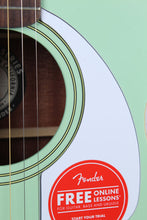 Load image into Gallery viewer, Fender Newporter Player Acoustic Electric Guitar Solid Spruce Top Surf Green