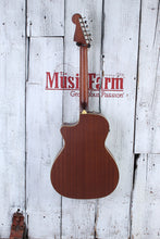 Load image into Gallery viewer, Fender Newporter Player Acoustic Electric Guitar Solid Spruce Top Surf Green