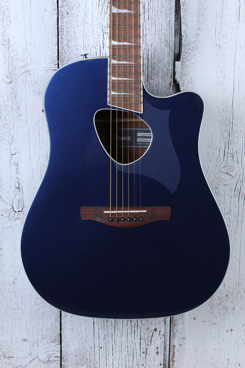 Ibanez Altstar ALT30 Acoustic Electric Guitar Night Blue Metallic Finish