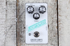 Greer Lightspeed Organic Overdrive White Teal Black Electric Guitar Effect Pedal