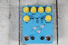 Load image into Gallery viewer, JHS Pedals Flight Delay Pedal Electric Guitar Delay Effects Pedal Blue