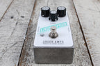 Greer Lightspeed Organic Overdrive White Teal Black Electric Guitar Effect Pedal
