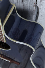 Load image into Gallery viewer, Ibanez Altstar ALT30 Acoustic Electric Guitar Night Blue Metallic Finish