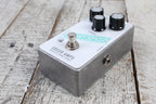 Greer Lightspeed Organic Overdrive White Teal Black Electric Guitar Effect Pedal