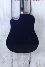 Load image into Gallery viewer, Ibanez Altstar ALT30 Acoustic Electric Guitar Night Blue Metallic Finish