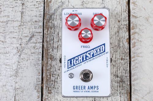 Greer Amps Lightspeed Organic Overdrive America Electric Guitar Effects Pedal