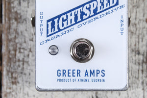 Greer Amps Lightspeed Organic Overdrive America Electric Guitar Effects Pedal