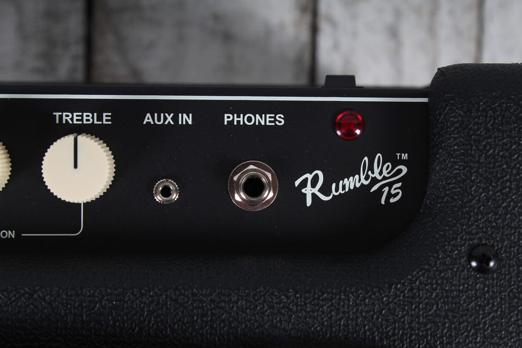 Fender Rumble 15 Electric Bass Guitar Amplifier 15 Watt 1 x 8 Combo Bass Amp
