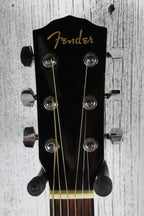 Fender 2017 CD-60S Dreadnought Acoustic Guitar Solid Spruce Top Black Gloss