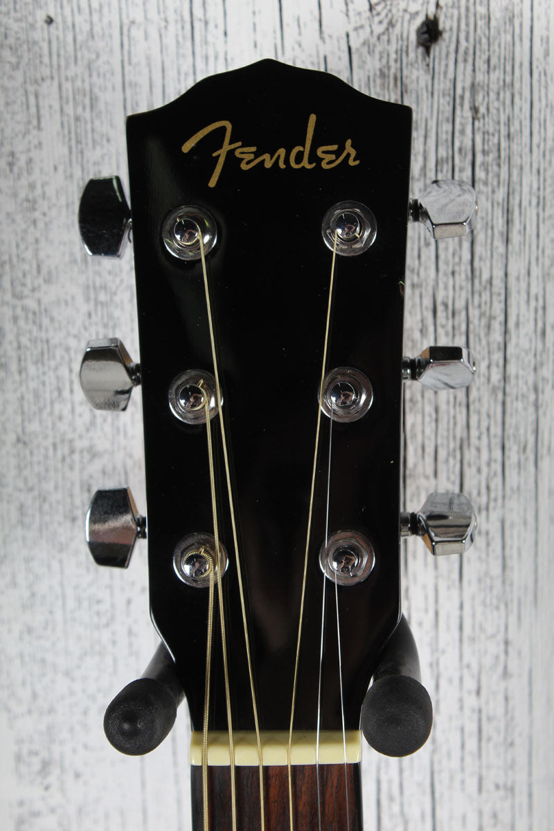 Fender 2017 CD-60S Dreadnought Acoustic Guitar Solid Spruce Top Black Gloss