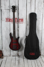 Load image into Gallery viewer, Spector NS Pulse II 5 String Electric Bass Guitar Black Cherry Matte w Gig Bag