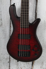 Load image into Gallery viewer, Spector NS Pulse II 5 String Electric Bass Guitar Black Cherry Matte w Gig Bag