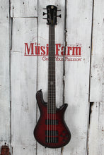 Load image into Gallery viewer, Spector NS Pulse II 5 String Electric Bass Guitar Black Cherry Matte w Gig Bag
