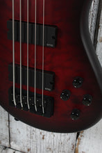 Load image into Gallery viewer, Spector NS Pulse II 5 String Electric Bass Guitar Black Cherry Matte w Gig Bag