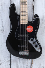 Load image into Gallery viewer, Squier Affinity Active Jazz Bass V 5 String Electric Bass Guitar Black Metallic