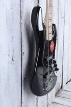 Load image into Gallery viewer, Squier Affinity Active Jazz Bass V 5 String Electric Bass Guitar Black Metallic