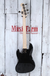 Squier Affinity Active Jazz Bass V 5 String Electric Bass Guitar Black Metallic