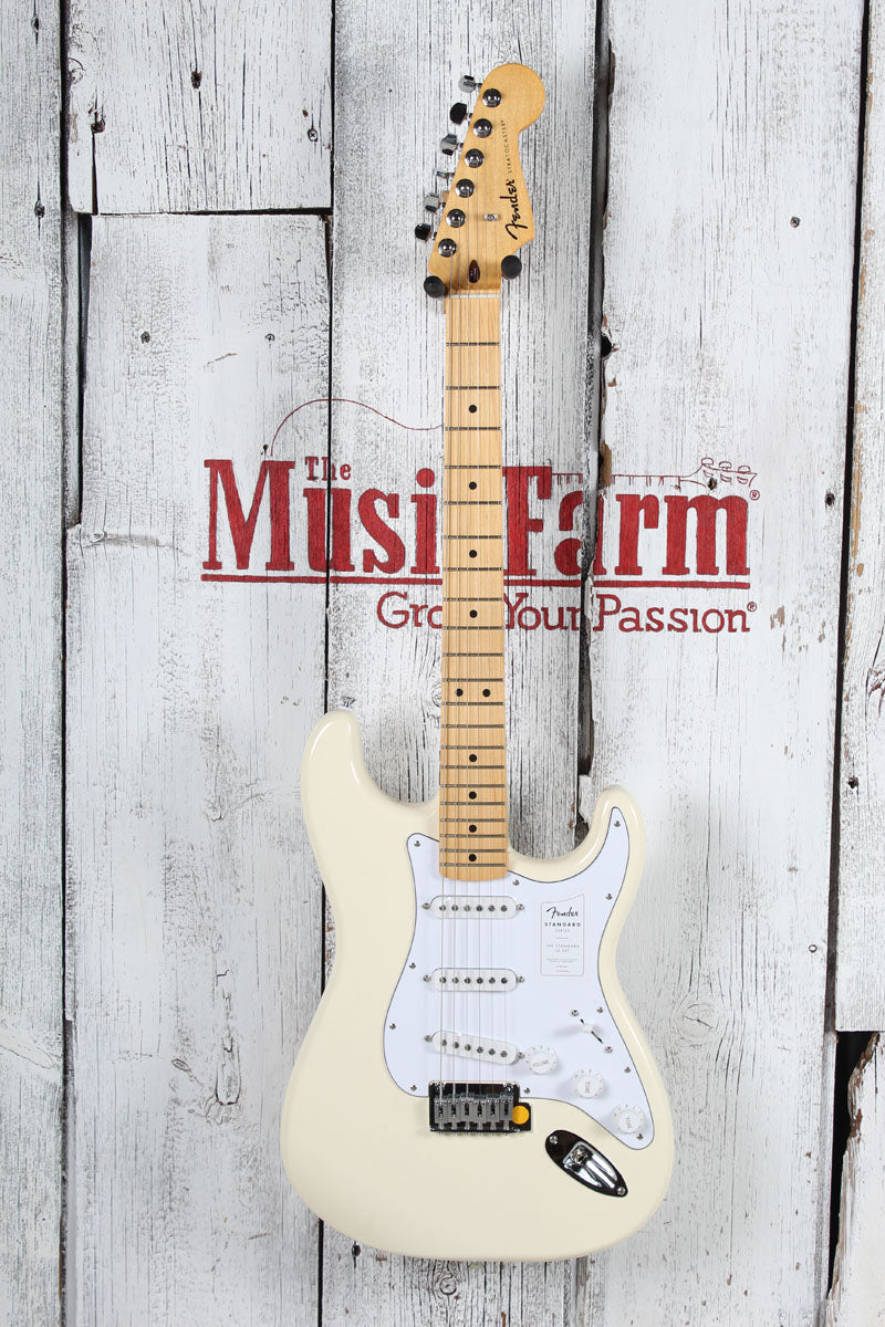 Fender Standard Stratocaster Electric Guitar Olympic White Finish Secondary image