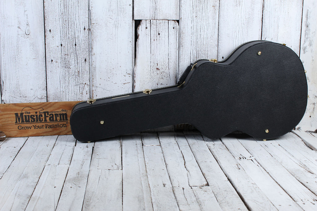 Gretsch G6302 Extra Long Jumbo 12 String Acoustic Guitar Flat Top Case Black