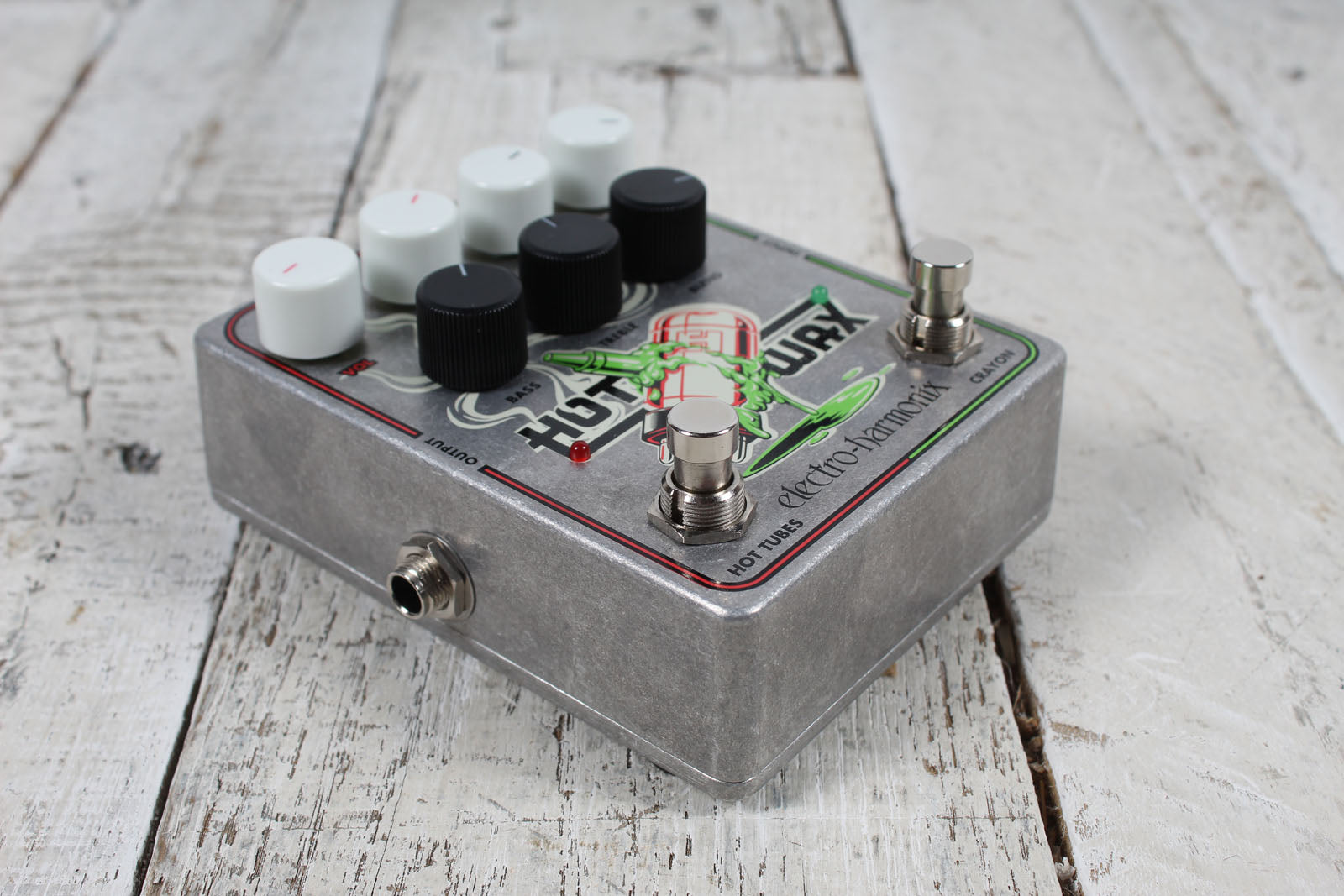 Electro Harmonix Hot Wax Dual Overdrive Electric and Bass Guitar Effects Pedal