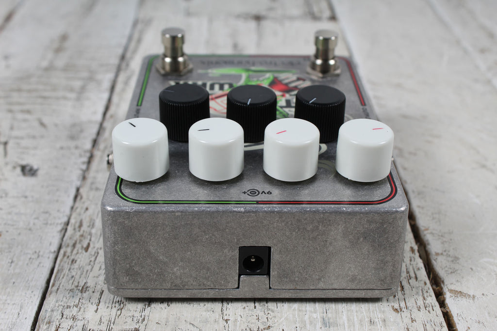 Electro Harmonix Hot Wax Dual Overdrive Electric and Bass Guitar Effects Pedal