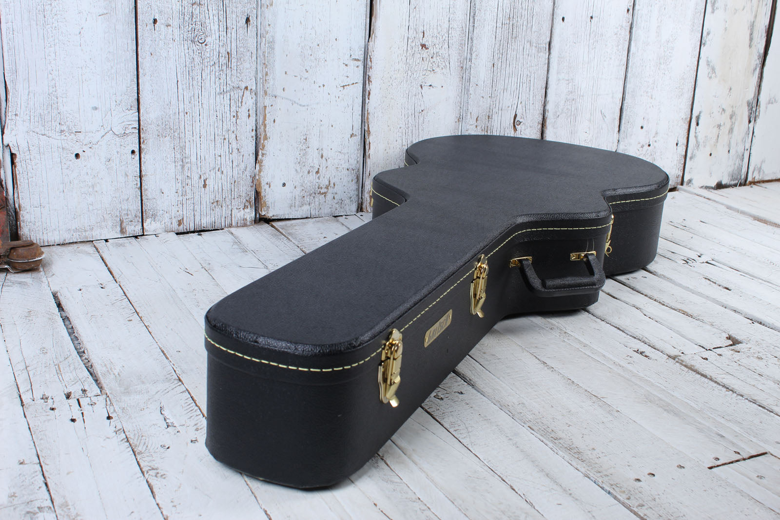 Gretsch G6302 Extra Long Jumbo 12 String Acoustic Guitar Flat Top Case Black