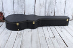 Gretsch G6302 Extra Long Jumbo 12 String Acoustic Guitar Flat Top Case Black