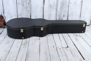Gretsch G6302 Extra Long Jumbo 12 String Acoustic Guitar Flat Top Case Black
