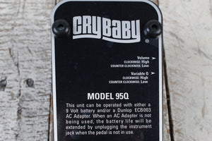 Dunlop 95Q Crybaby Q Wah Pedal Electric Guitar Wah Effects Pedal with Q Control