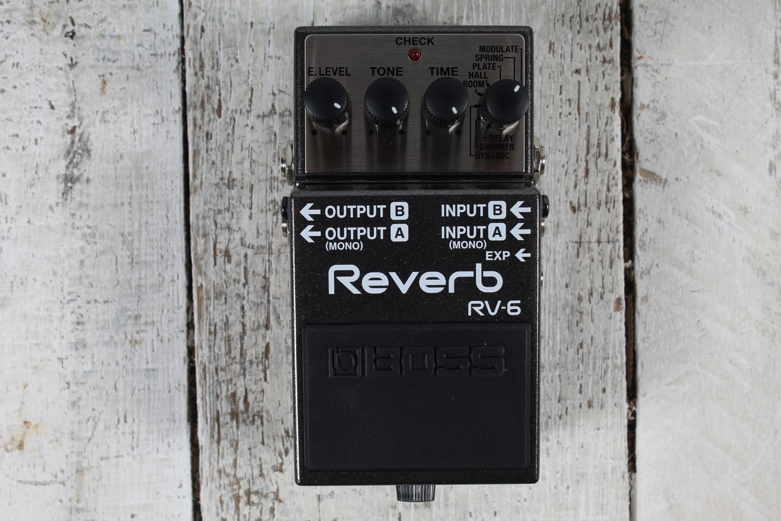 Boss RV-6 Digital Reverb Pedal Electric Guitar Reverb Effects Pedal with 8 Modes