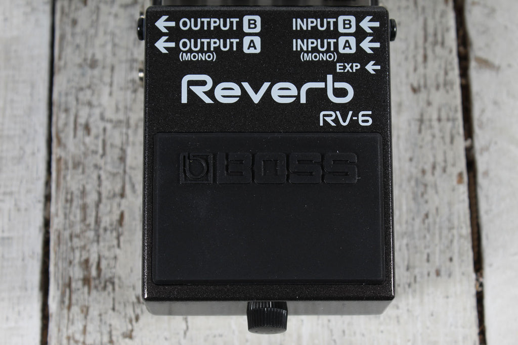 Boss RV-6 Digital Reverb Pedal Electric Guitar Reverb Effects Pedal with 8 Modes