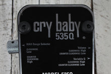 Load image into Gallery viewer, Dunlop Cry Baby 535Q Wha Pedal Electric Guitar Effects Multi-Wah Pedal Black