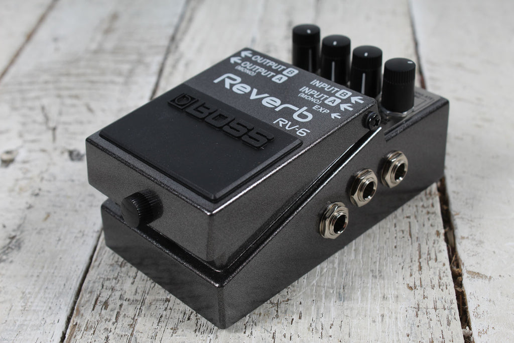 Boss RV-6 Digital Reverb Pedal Electric Guitar Reverb Effects Pedal with 8 Modes