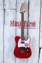 Load image into Gallery viewer, Squier Affinity Series Telecaster FMT SH Electric Guitar Crimson Red Transparent