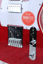 Load image into Gallery viewer, Squier Affinity Series Telecaster FMT SH Electric Guitar Crimson Red Transparent