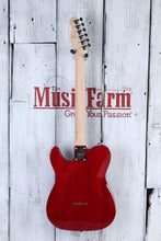 Load image into Gallery viewer, Squier Affinity Series Telecaster FMT SH Electric Guitar Crimson Red Transparent